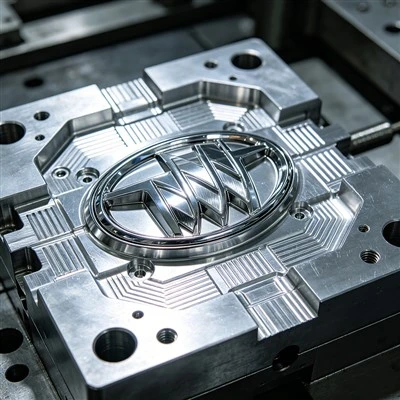 Automobilių emblemos liejimo forma-